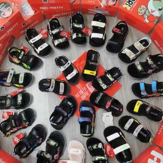 Sandal trẻ em quai ngang họa tiết siêu nhân sỉ giá xường