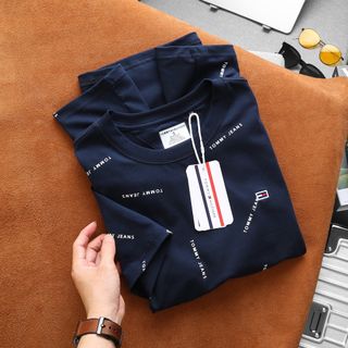 Quần áo nam, áo thun có cổ chất COTTON chính phẩm 4c loại 1 xịn sò dày dặn mịn mát, mặc thấm hút mồ hôi cực tốt, logo thêu kết hợp in full thân rất trẻ trung NAM NỮ mặc OK size từ 53kg - 90kg