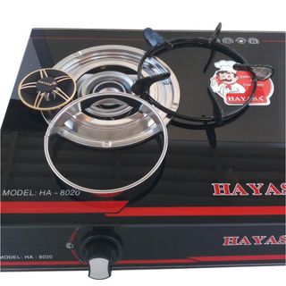 Bếp ga Kiếng Đôi Hayasa Ha-8020(KM), kiềng men