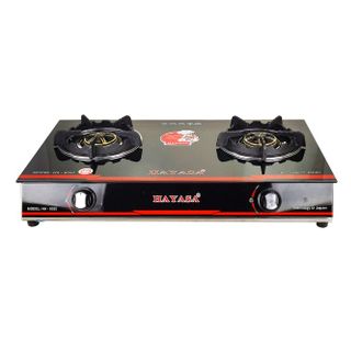 Bếp ga kiếng đôi Hayasa Ha-8020 (KG-8020) kiềng gang, điếu inox 304 hộp, đầu đốt đồng