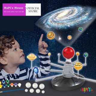 Mô Hình Hệ Mặt Trời chiếu bóng (Solar System), mô hình vũ trụ, bộ đồ chơi lắp ráp hệ mặt trời giá sỉ
