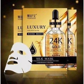 Hộp 10 miếng mặt nạ Luxury 24k dưỡng ẩm da