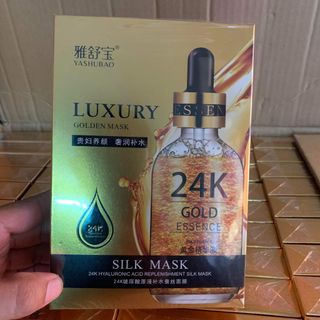 Hộp 10 miếng mặt nạ Luxury 24k dưỡng ẩm da