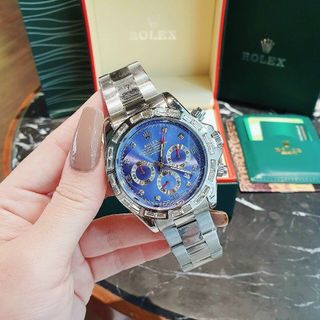 ĐỒNG HỒ ROLLEX NAM ĐÁ MÀU TRUNG CẤP NEW