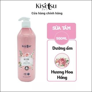 Sữa Tắm Dưỡng Ẩm Trắng Da Kisetsu Hương Hoa Hồng - 950ml giá sỉ