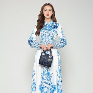 Đầm dự tiệc cao cấp dáng dài D075528