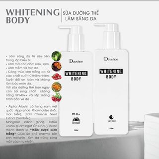 Dayshee Sữa Dưỡng Thể Làm Sáng Da - Whitening Body (Ngày & Đêm) 350ml giá sỉ