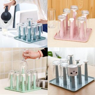 Khay nhựa vuông úp ly 9 nhánh