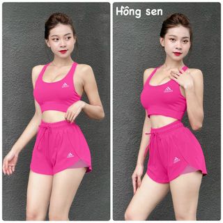 Đồ Thể Thao Set Đùi Nữ 2 Lớp (Hàng Nhặt Size) Thể Thao Siêu Đẹp Giá Sỉ, Đẹp