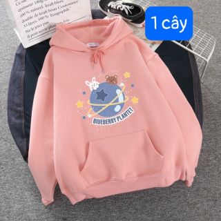 Áo hoodie nữ in xương