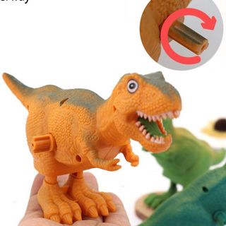 Đồ chơi khủng long nhảy bằng nhựa có cót vặn