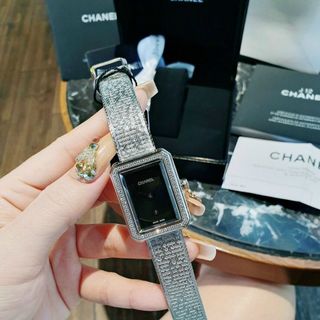 ĐỒNG HỒ CHANE BOYFRIEND MẶT ĐEN CAO CẤP