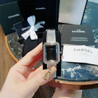 ĐỒNG HỒ CHANE BOYFRIEND MẶT ĐEN CAO CẤP