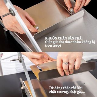Máy cắt xương, chặt gà, thái thịt đông lạnh đa năng cầm tay Cookeasy