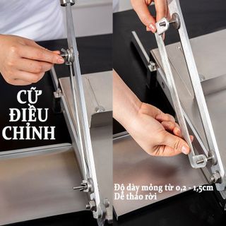 Máy cắt xương, chặt gà, thái thịt đông lạnh đa năng cầm tay Cookeasy