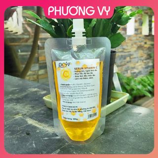 200g SERUM Vitamin C_Dưỡng ẩm, ngừa khô da, phục hồi và tái tạo da, nguyên liệu spa