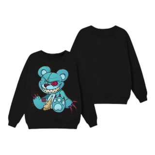 Áo sweater nam vải nỉ form bigsize 90kg - 120kg - in hình