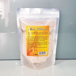 Bột collagen đắp mặt tinh chất Hoa hồng, tinh chất 24K giúp da săn chắc, khỏe đẹp và trắng hồng tự nhiên.
