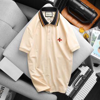 Quần áo nam, áo thun polo cổ trụ chất liệu cá sấu cotton 4 chiều mịn size từ 55kg - 85kg