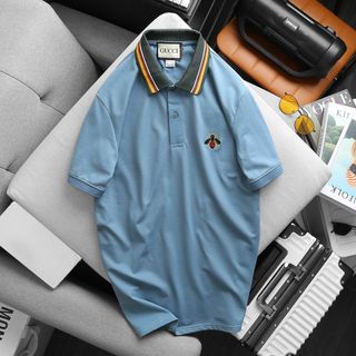 Quần áo nam, áo thun polo cổ trụ chất liệu cá sấu cotton 4 chiều mịn size từ 55kg - 85kg