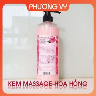 1000ml KEM MASSAGE CÁC LOẠI HOA HỒNG, HOA CÚC, SỮA, TRÀ XANH, LÔ HỘI, BẠC HÀ.