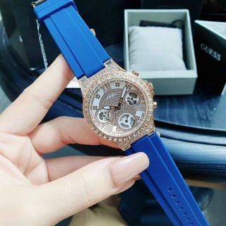 ĐỒNG HỒ GUEES NỮ ĐÍNH FULL PHA LÊ CAO CẤP