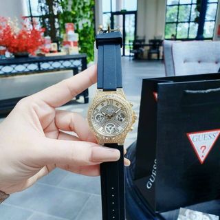 ĐỒNG HỒ GUEES NỮ ĐÍNH FULL PHA LÊ CAO CẤP