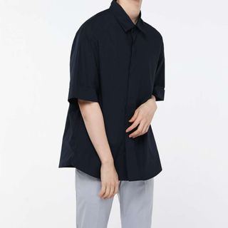Áo sơ mi nam lụa form rộng ngắn tay form Hàn Quốc trẻ trung năng động chất lụa mềm mịn mát không nhăn