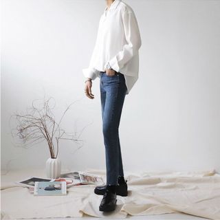 Áo sơ mi nam cổ vest cổ ve màu trắng đen form đẹp trẻ trung năng động chất lụa mềm mịn mát không nhăn