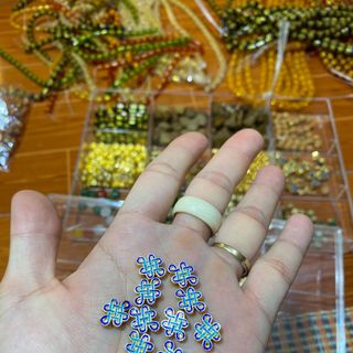 Chamr đá chamr kim loại mix vòng