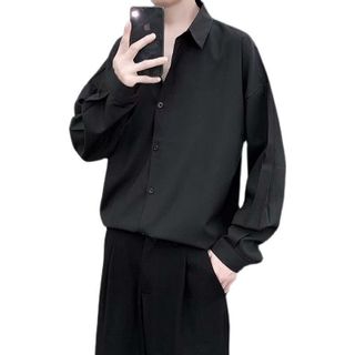 Áo sơ mi nam form rộng tay dài nhiều màu form Hàn Quốc trẻ trung năng động chất lụa mềm mịn mát không nhăn