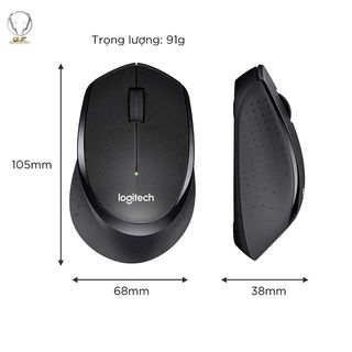 Chuột Máy Tính Không Dây,Chuột Không Dây Logitech M330 Silent, Sản Phẩm Tặng Kèm Pin