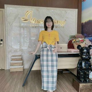VÁY CHỐNG NẮNG XỊN VẢI KATE 2 LỚP giá sỉ