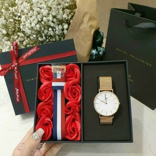 SET ĐỒNG HỒ D W KÈM DÂY NATO CAO CẤP HOT