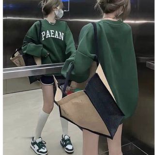 Áo sweater in PAEAN chất nỉ bông,form dưới 70kg