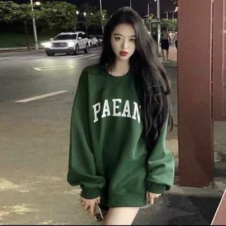 Áo sweater in PAEAN chất nỉ bông,form dưới 70kg