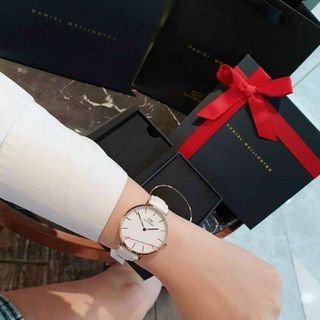 SET ĐỒNG HỒ D W DA KÈM CUFF CAO CẤP HOT
