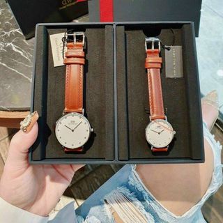 SET ĐỒNG HỒ D W DA COUPLE CAO CẤP HOT HOT