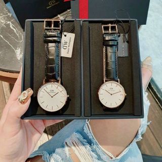 SET ĐỒNG HỒ D W DA COUPLE CAO CẤP HOT HOT