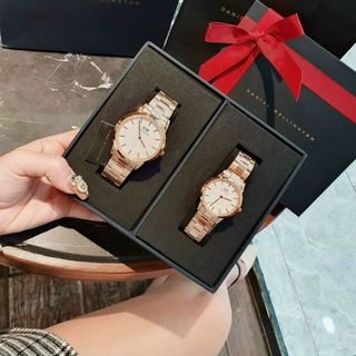SET ĐỒNG HỒ D W ICONIC LINK COUPLE CAO CẤP