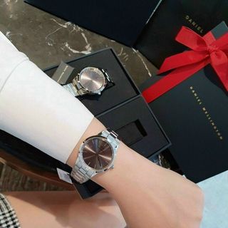 SET ĐỒNG HỒ D W ICONIC LINK COUPLE CAO CẤP