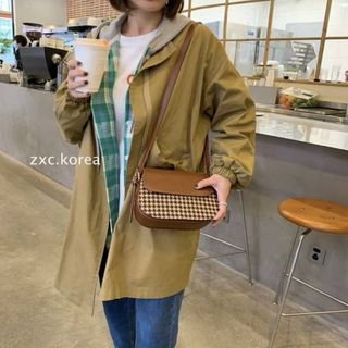Túi đeo chéo sọc caro đẹp