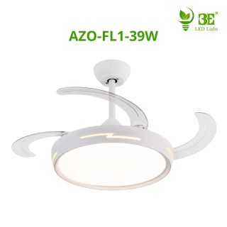 Quạt Trần Đèn 3E Công Suất 39W 72W 6 Cấp Độ Gió 3 Chế Độ Đèn Kèm Điều Khiển Trang Trí Phòng Hiện Đại