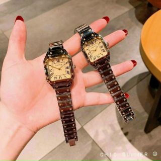 ĐỒNG HỒ CARRTIER COUPLE VUÔNG HOT