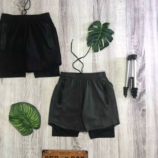 Đồ Thể Thao Quần Đùi Nam 2 Lớp Thể Thao Siêu Đẹp Giá Sỉ