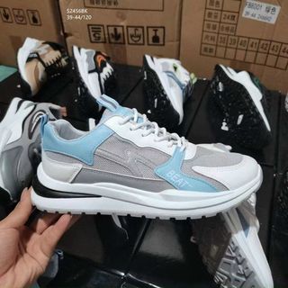 Giày thể thao nam chất da phối vải lưới S2456