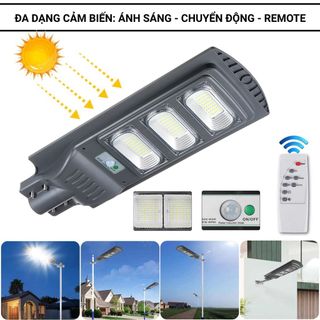 Đèn Đường Năng Lượng Mặt Trời 3E Công Suất 90W 120W Tấm Pin Mono