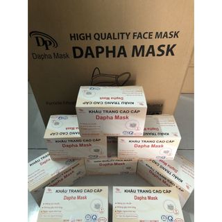 Khẩu trang y tế kháng khuẩn 4 lớp DAPHA MASK - Hàng công ty cao cấp