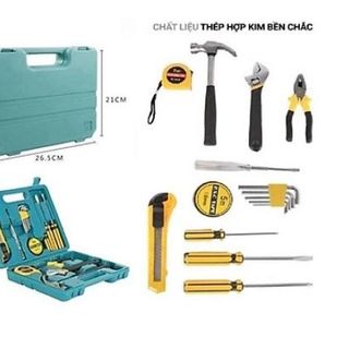 Bộ Dụng Cụ Sửa Chữa Đa Năng - Hộp Dụng Cụ Đồ Nghề 16 Món