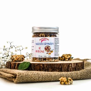 Granola Vị Mật Ong 30% Yến Mạch 70% Hạt Thơm Ngon Giòn Rụm Bổ Sung Dinh Dưỡng - 100g giá sỉ